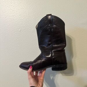 Vintage Laredo Leather Cowboy Boots 6.5